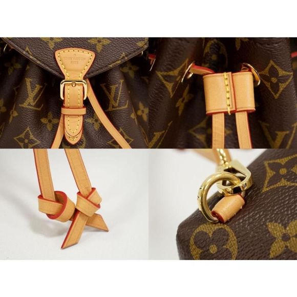 Louis Vuitton Montsouris NM BB Monogram Rucksack Backpack Brown - Picture 4 of 8